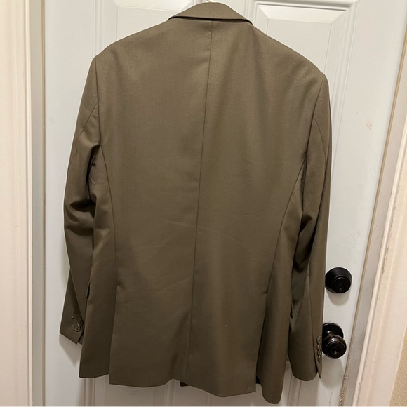 Alain Dupetit Dusky Green Double Breasted Suit - Picture 2 of 8